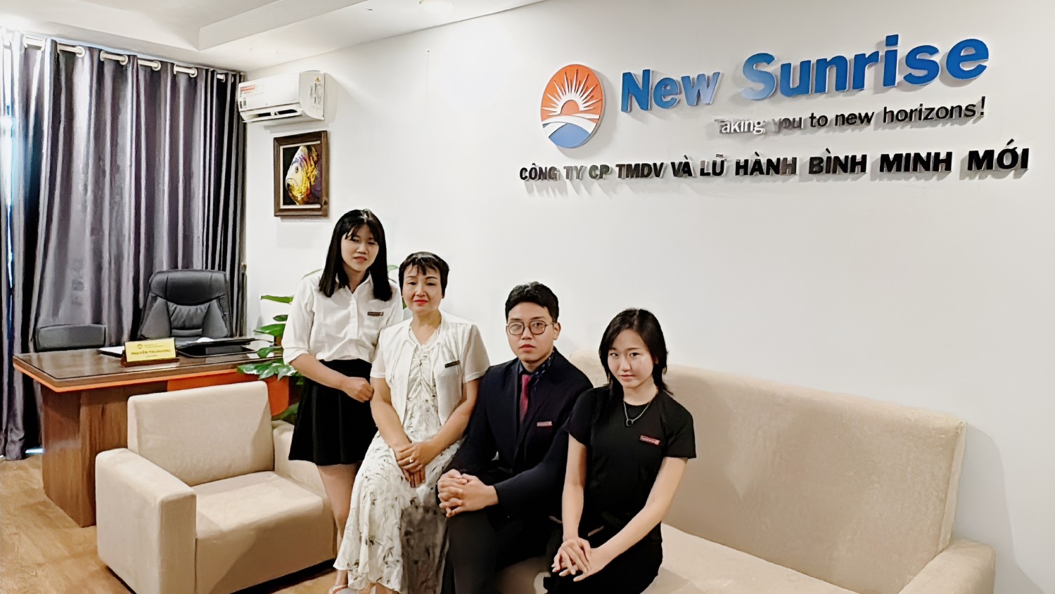 We are glad to welcome you to our company's office.